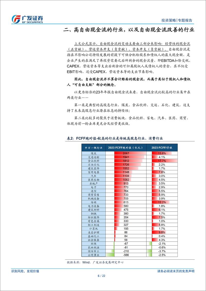 《大变局6：高自由现金流如何指导投资？-240520-广发证券-22页》 - 第6页预览图