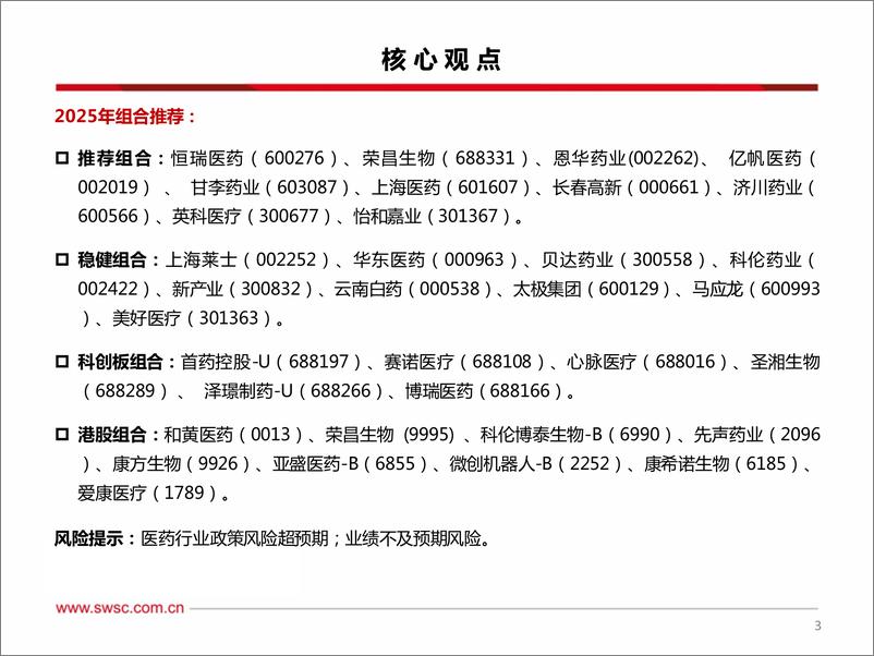 《医药行业2025年投资策略：看好创新%2b出海、主题投资、红利三大主线-241222-西南证券-252页》 - 第4页预览图