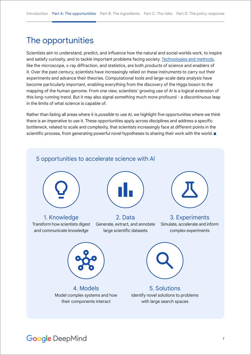 《DeepMind：快速实验者将受益于发现的黄金时代#跨学科AI科学研究-36页》 - 第7页预览图