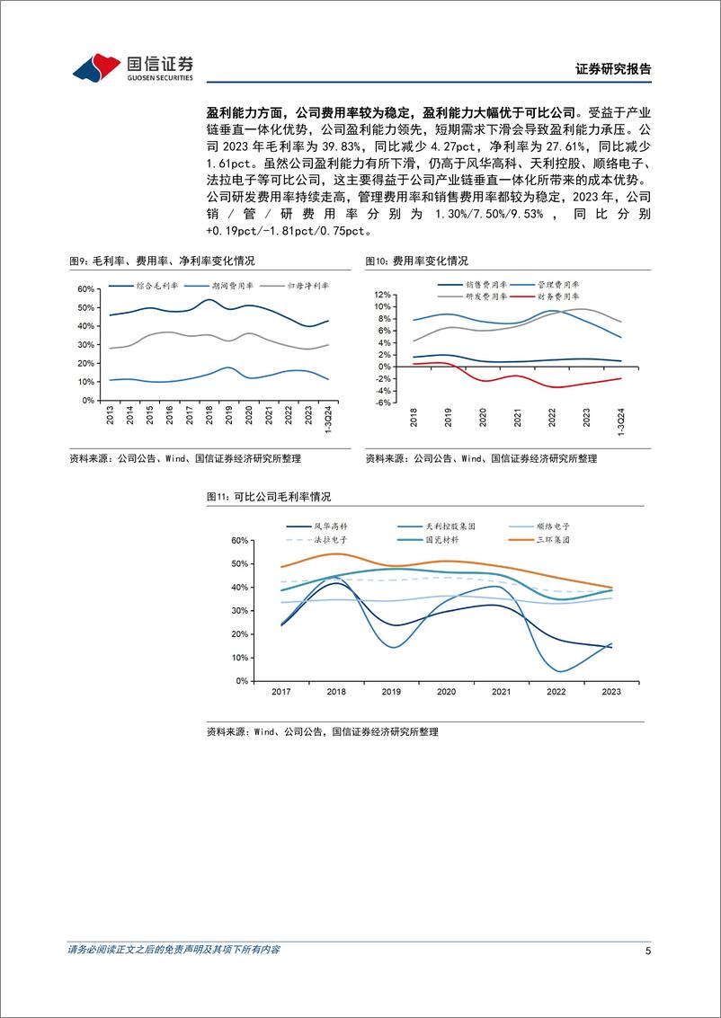 《三环集团(300408)高容料号进入快速成长期，垂直一体化优势突显-241213-国信证券-12页》 - 第5页预览图