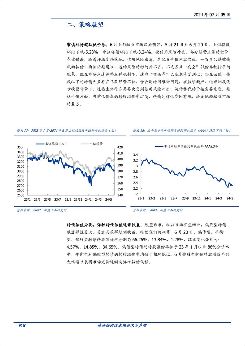 《转债策略月报：低价中掘金-240705-国盛证券-10页》 - 第8页预览图