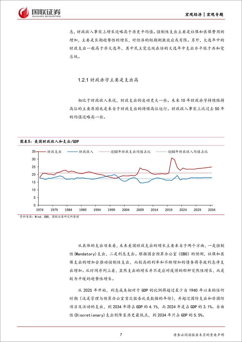 《美国经济再观察(二)＋：财政高赤字及财富效应难以支撑美国经济-240713-国联证券-28页》 - 第7页预览图