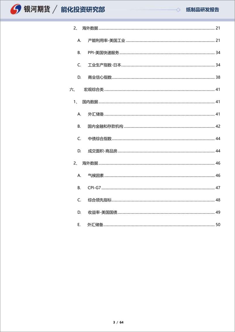 《瓦楞纸周度数据库-20230618-银河期货-64页》 - 第4页预览图