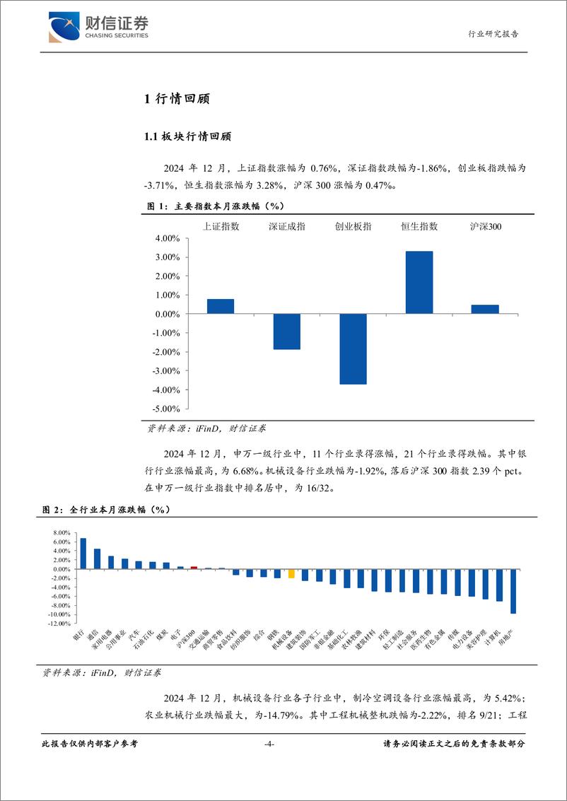 《工程机械行业月度点评：挖掘机产销稳步回升，2025“两新”政策将纳入更多产品-250106-财信证券-14页》 - 第4页预览图