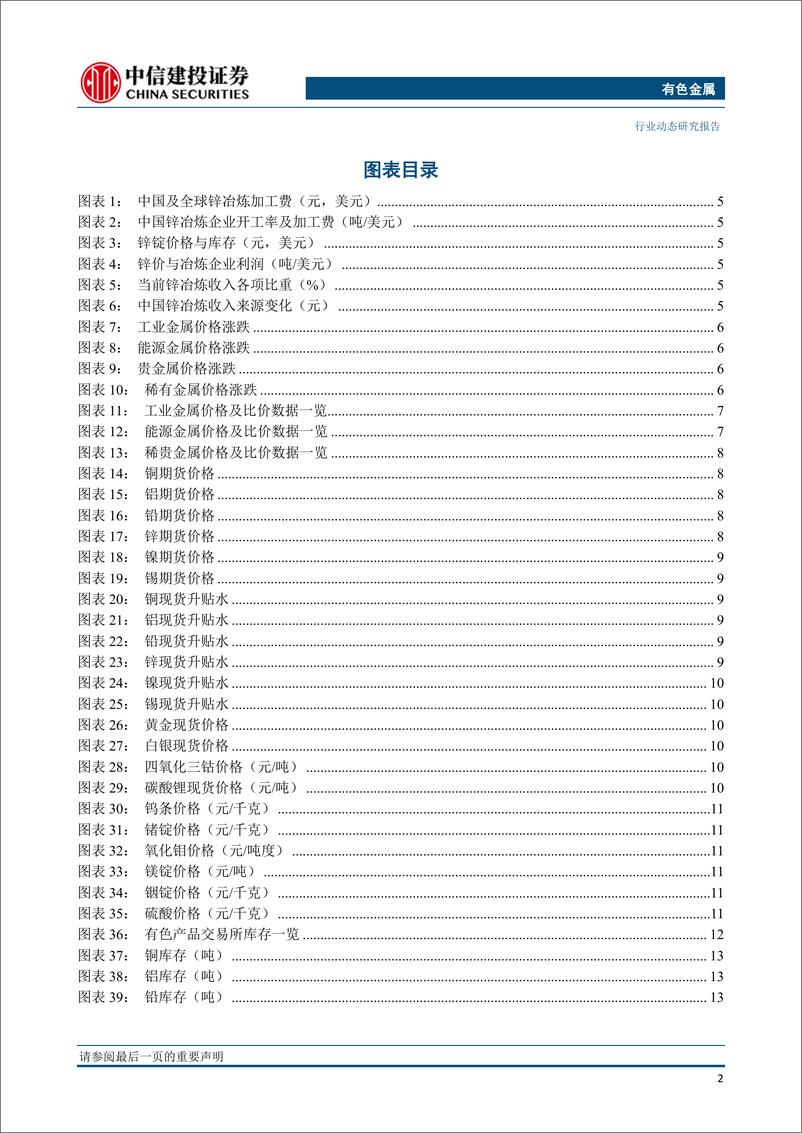 《有色金属行业：制造业PMI连续下滑，关注锌冶炼的逆周期机会-20190103-中信建投-43页》 - 第3页预览图