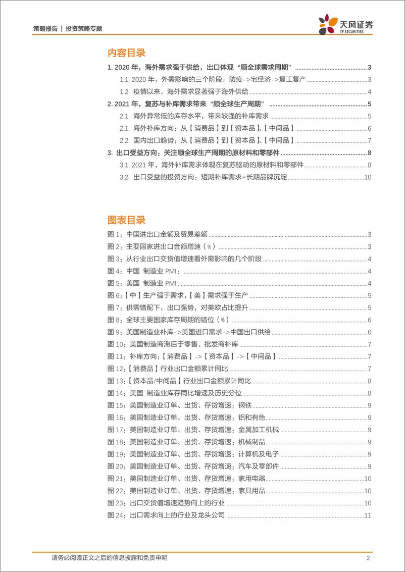 《策略·专题：高景气主线之，顺全球生产周期-20210210-天风证券-12页》 - 第2页预览图