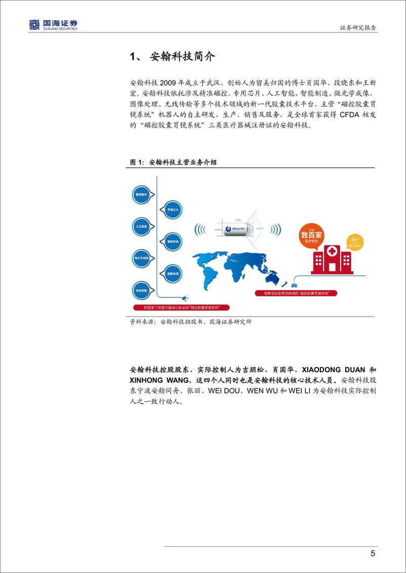 《医药生物行业首批科创板受理名单专题研究：安翰科技，胶囊胃镜行业的领先企业-20190326-国海证券-19页》 - 第6页预览图