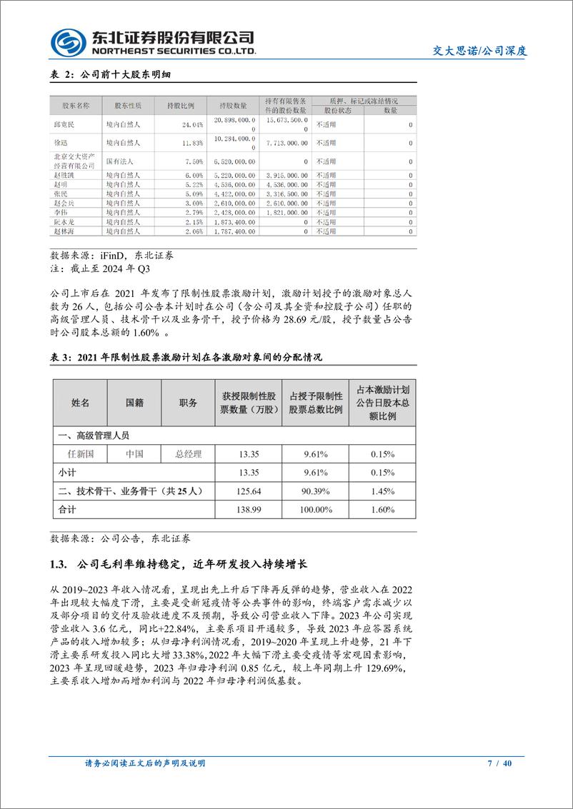 《交大思诺(300851)应答器系统领军者，实现LKJ业务从0到1跨越-241113-东北证券-40页》 - 第7页预览图