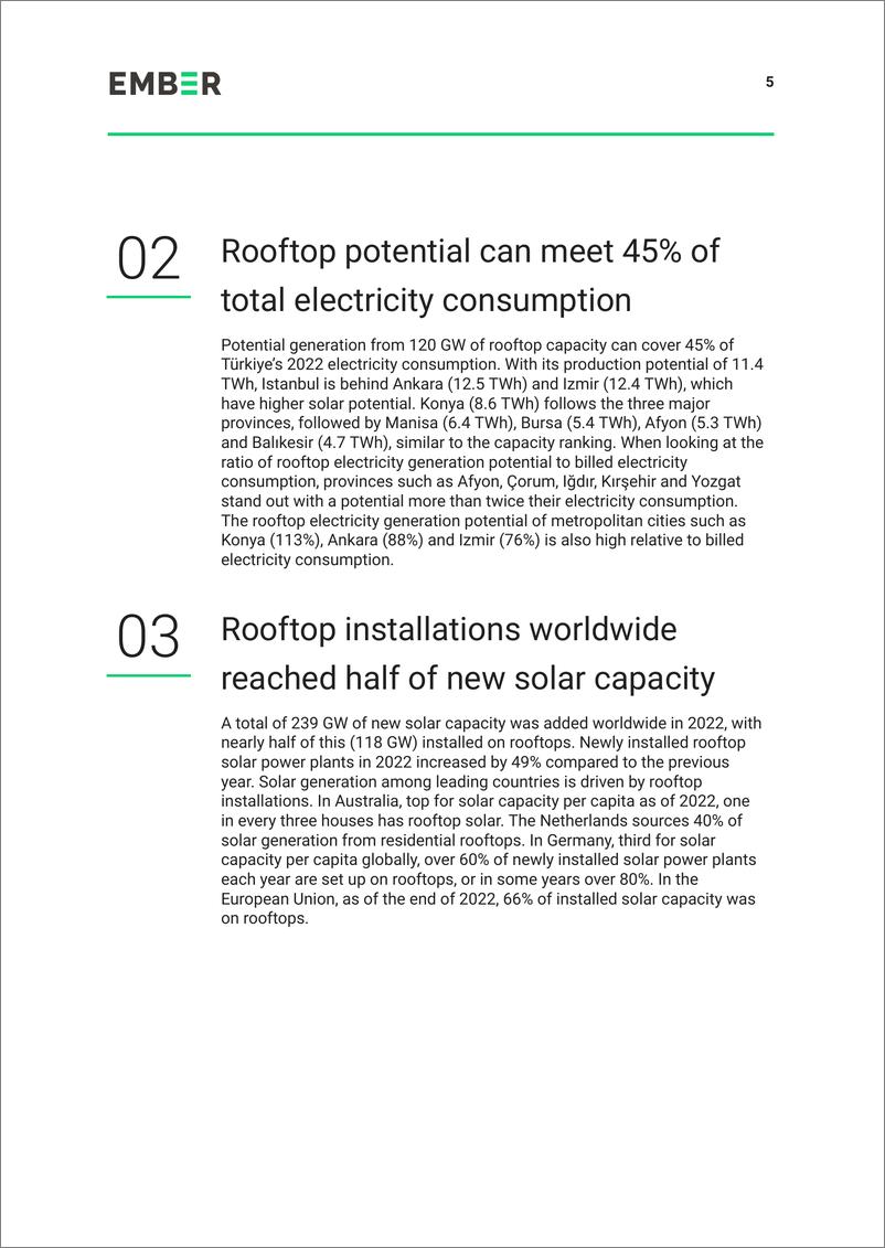 《2023土耳其可以通过屋顶将太阳能发电量提高120吉瓦报告（英文版）-Ember》 - 第6页预览图