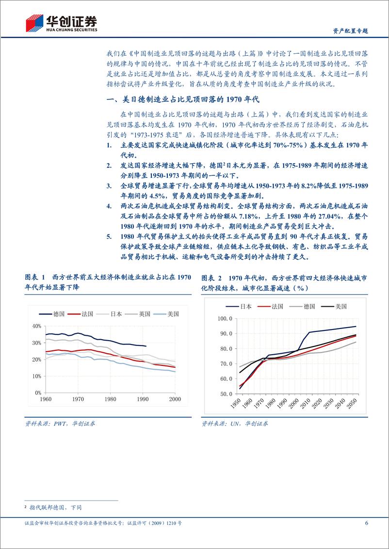 《【资产配置专题报告】中国制造业占比见顶回落的谜题与出路（中篇）：发达国家制造业占比见顶回落后的产业升级-20220423-华创证券-22页》 - 第7页预览图