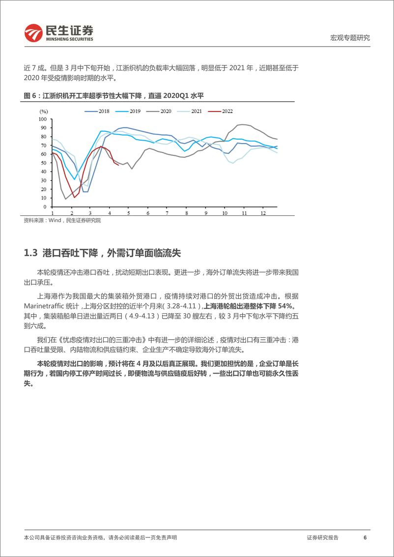 《宏观专题研究：忧虑本轮疫情冲击工业生产-20220420-民生证券-15页》 - 第7页预览图