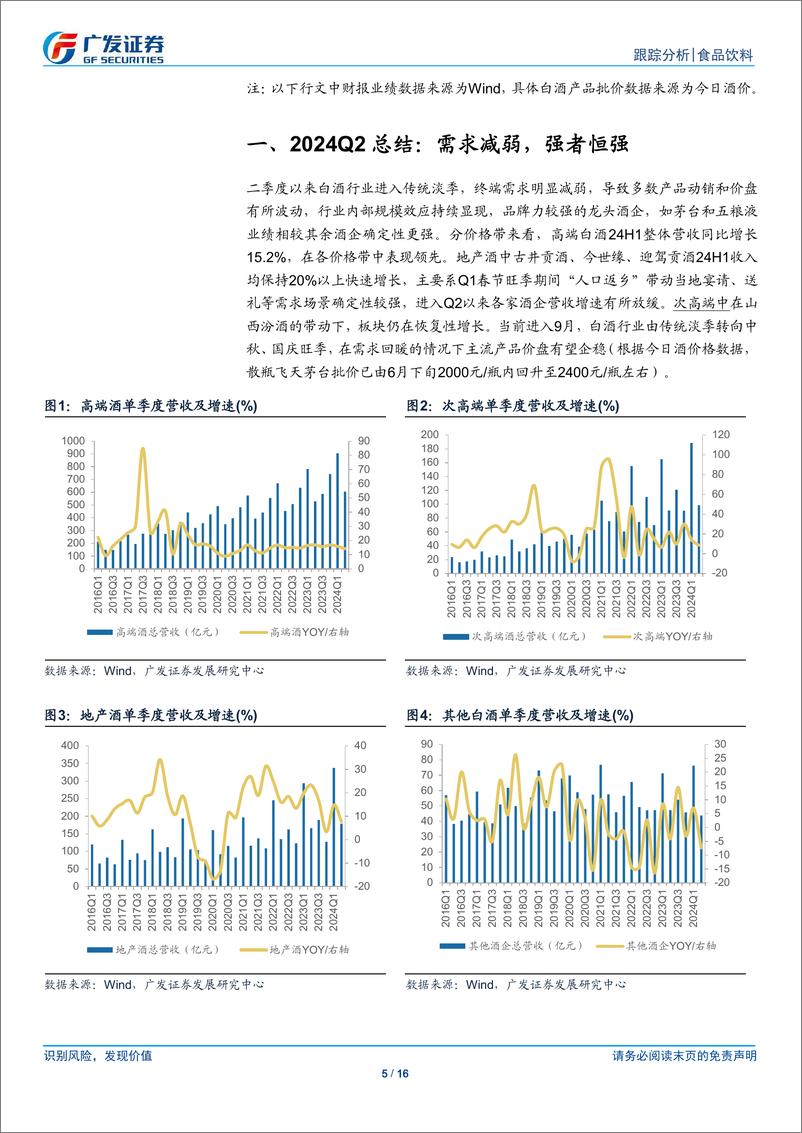 《白酒行业2024年中报总结：挤压式增长，分化再加剧-240902-广发证券-16页》 - 第5页预览图