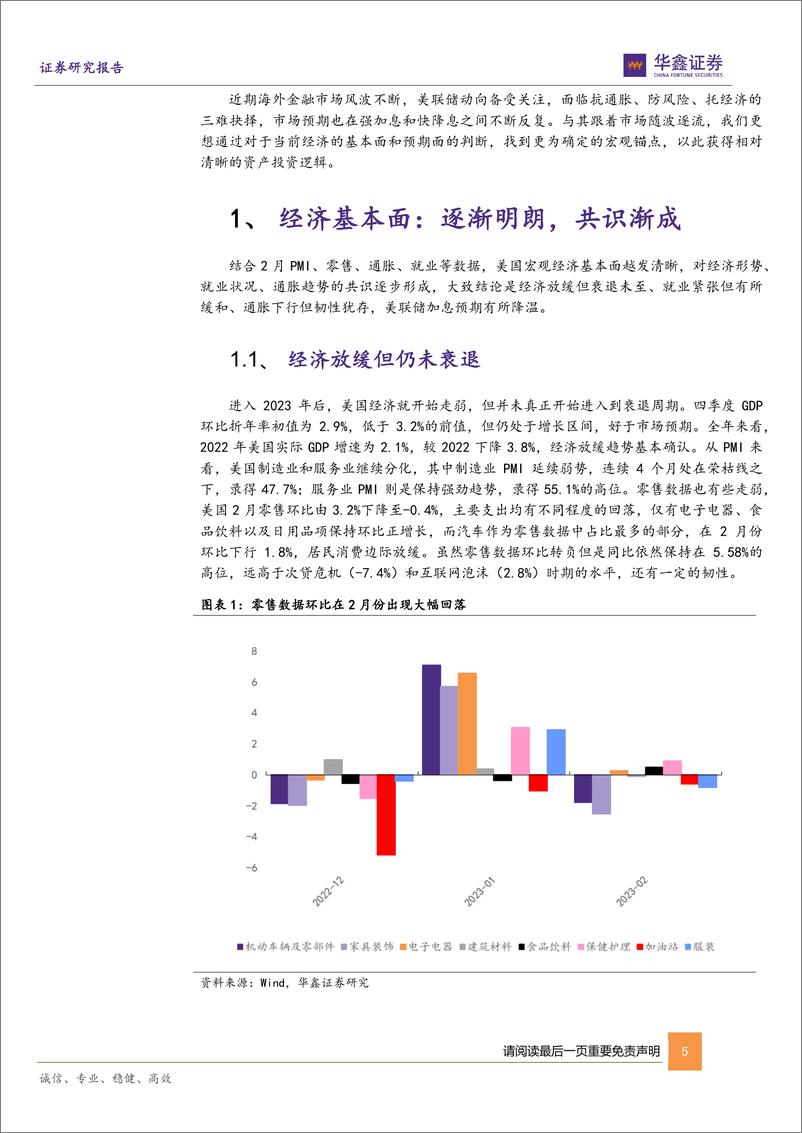 《策略专题报告：美联储的三难抉择，抗通胀、防风险和托经济-20230321-华鑫证券-28页》 - 第6页预览图