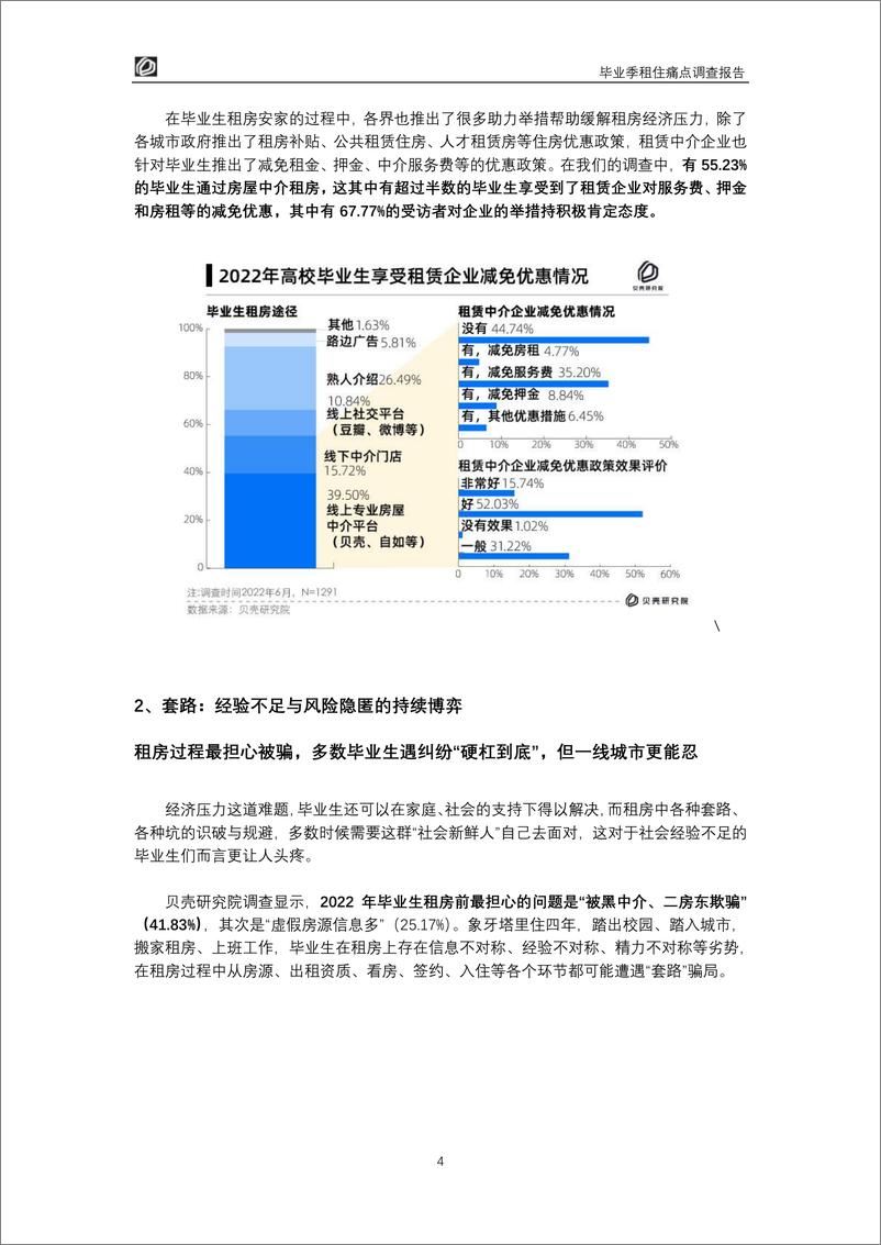 《贝壳研究院-2022毕业季租住痛点调查报告-15页》 - 第6页预览图