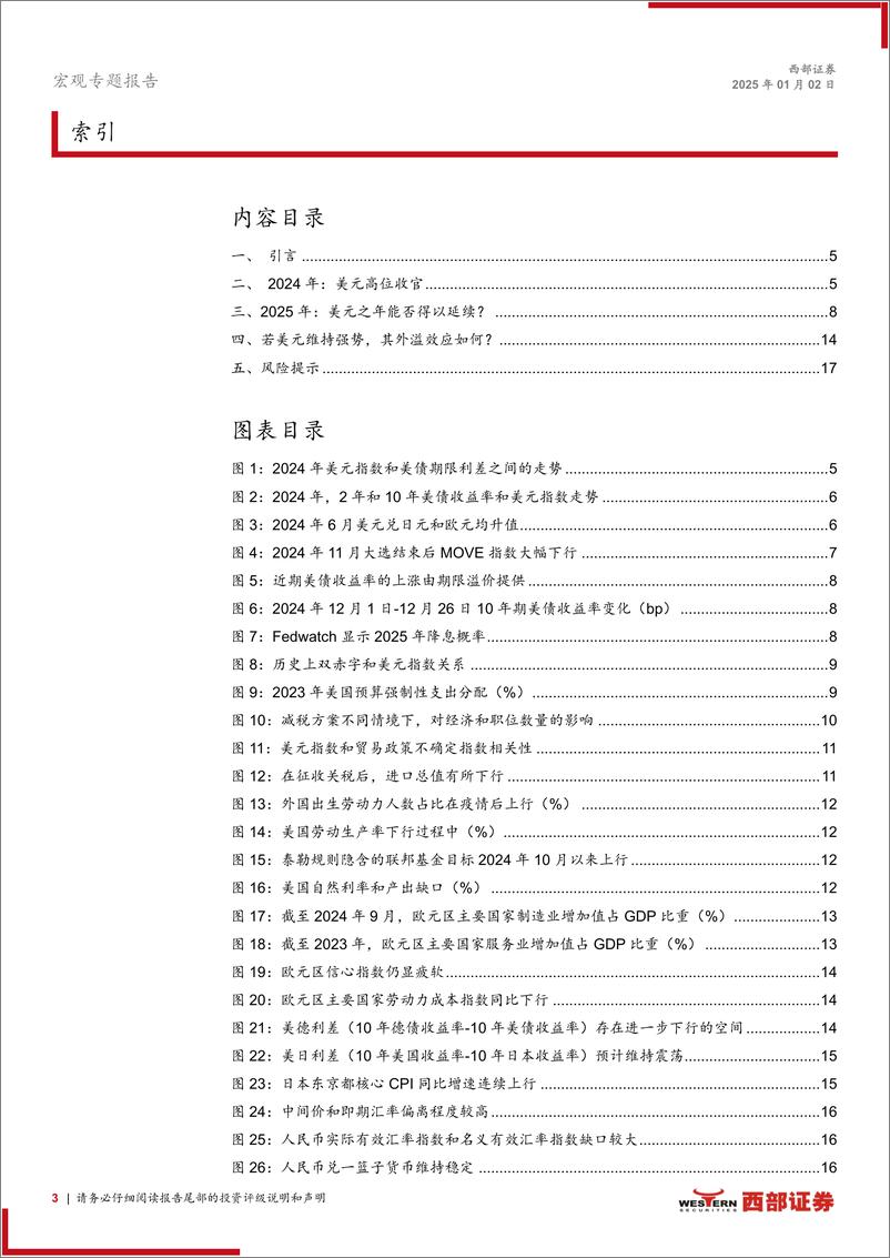 《大类资产观察系列：2025年美元之年能否延续？-西部证券-250102-18页》 - 第3页预览图