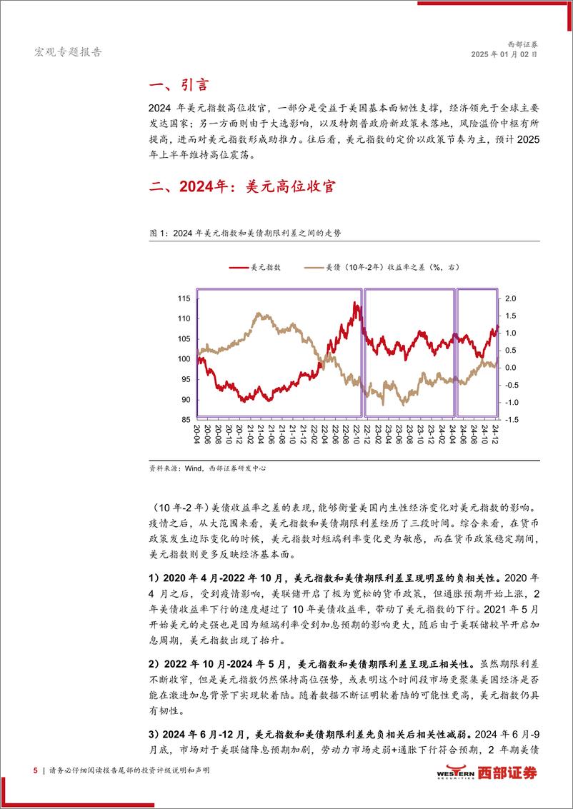 《大类资产观察系列：2025年美元之年能否延续？-西部证券-250102-18页》 - 第5页预览图