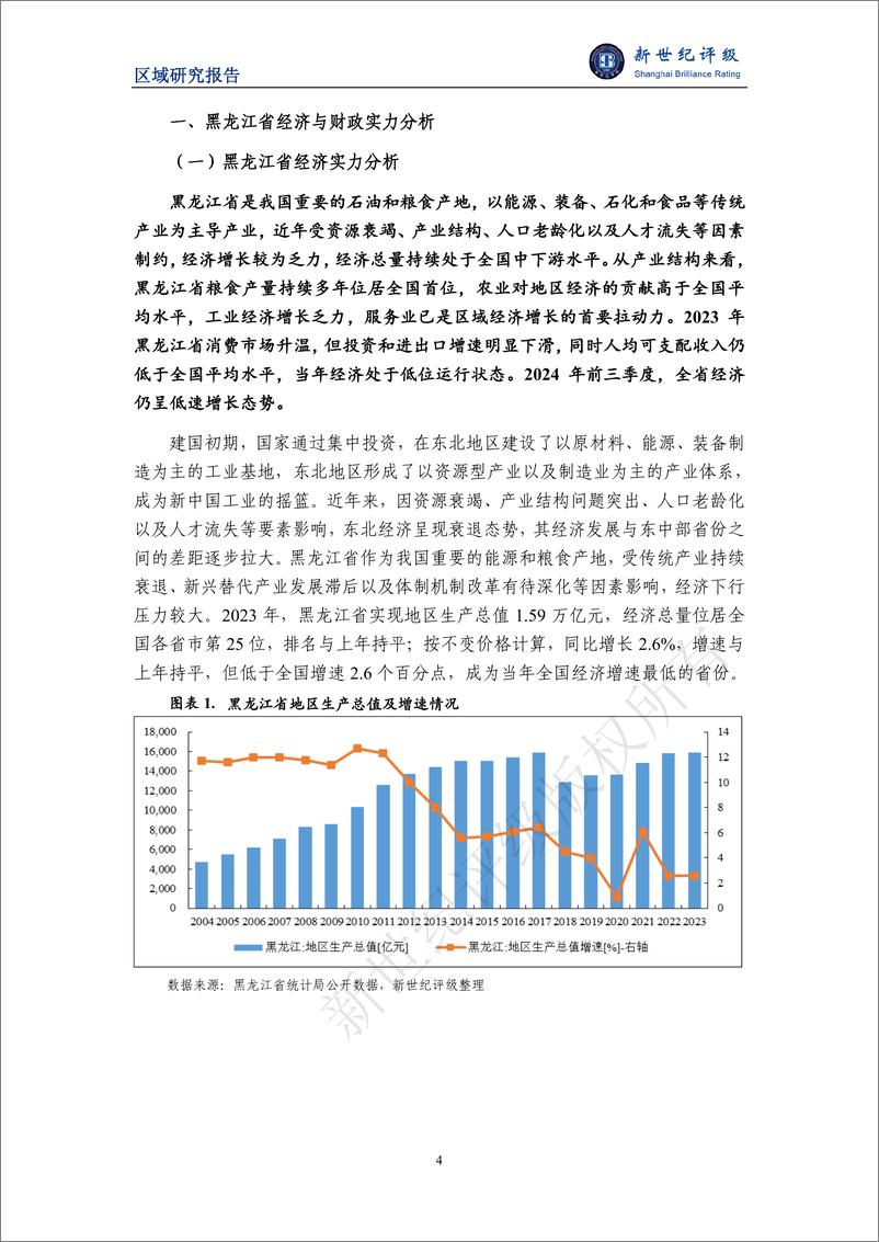 《黑龙江省及下辖各市_地区_经济财政实力与债务研究_2024_》 - 第4页预览图