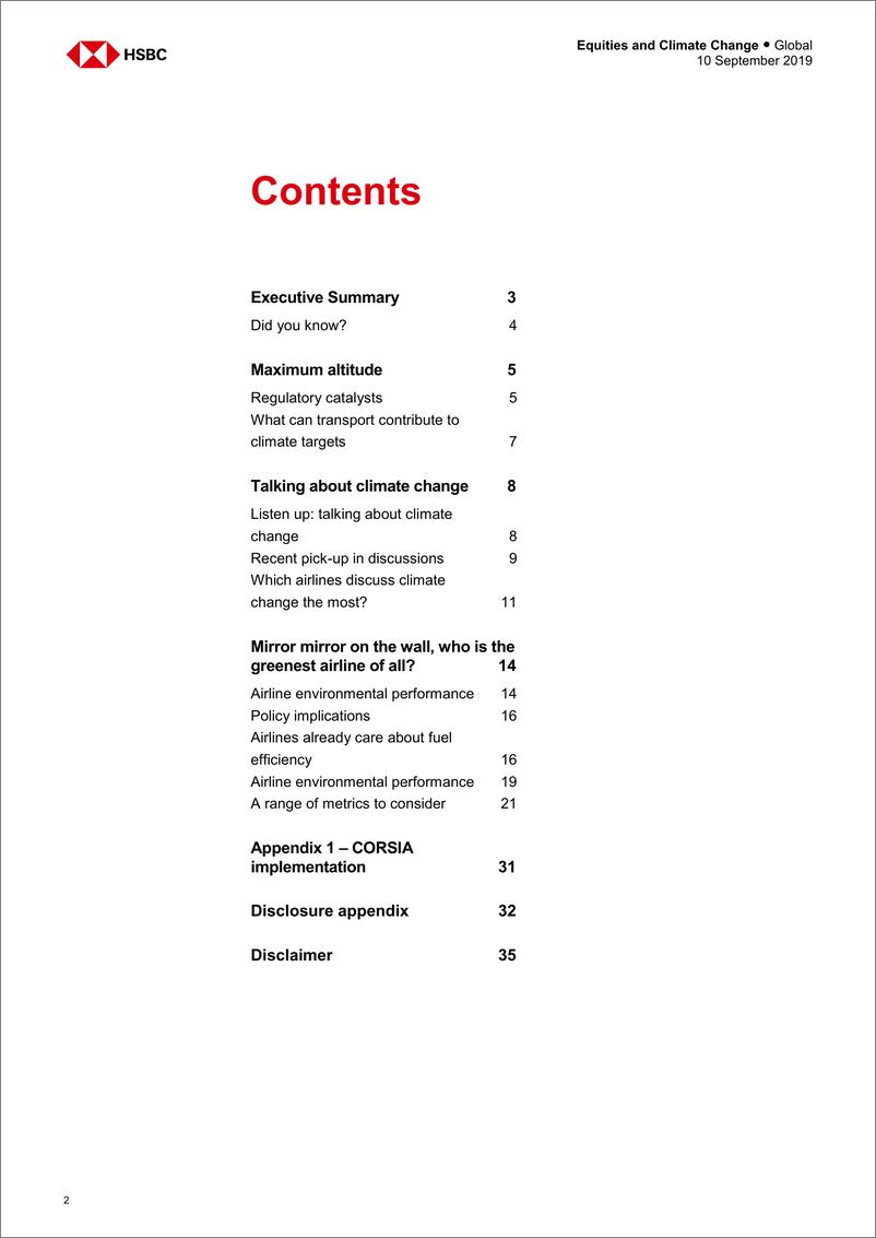 《汇丰银行-全球-航空业-气候变化正影响航空业-2019.9.10-36页》 - 第3页预览图
