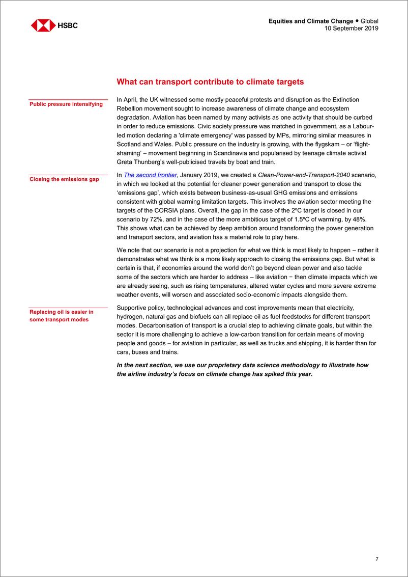 《汇丰银行-全球-航空业-气候变化正影响航空业-2019.9.10-36页》 - 第8页预览图