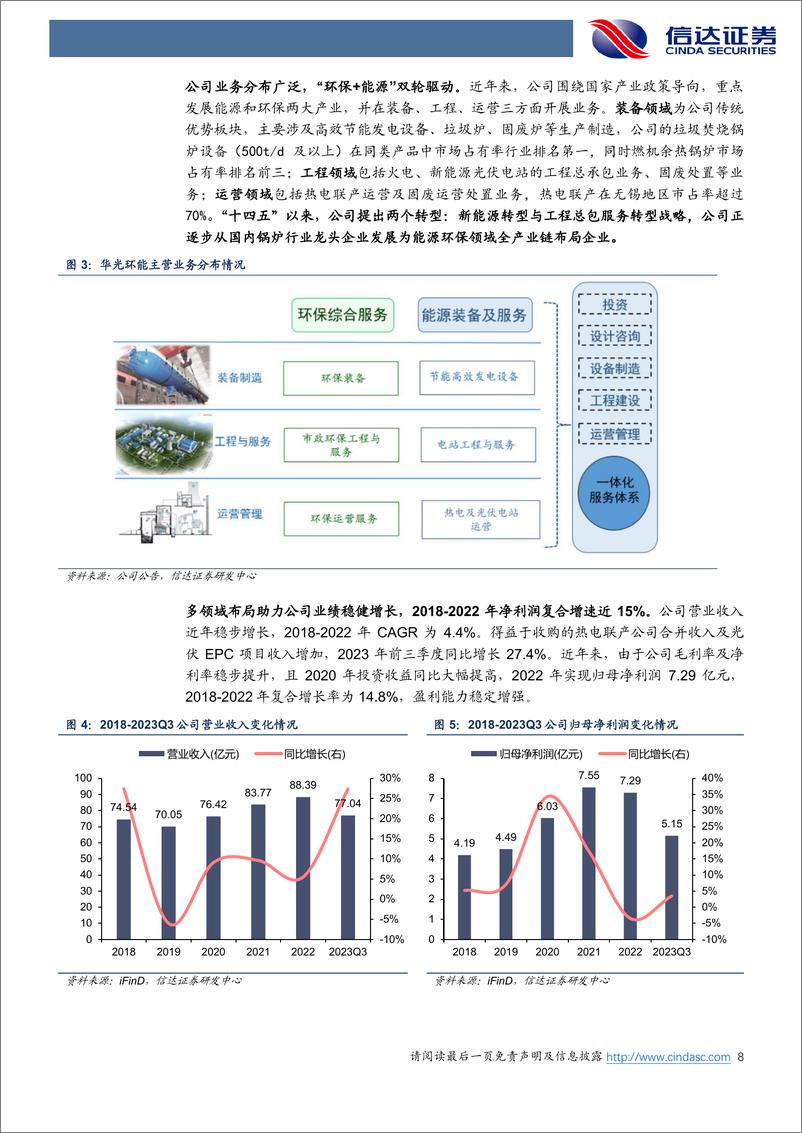 《公司首次覆盖报告：“能源+环保”主业稳健经营，火改与氢能业务注入发展动能-信达证券》 - 第8页预览图