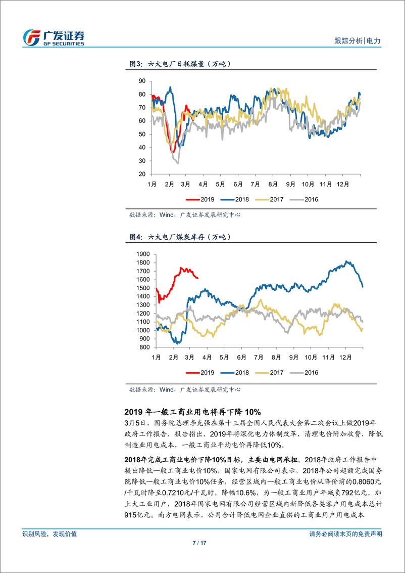 《电力行业：1~2月发电量增长2.9%，供暖季结束煤价回落-20190319-广发证券-17页》 - 第8页预览图