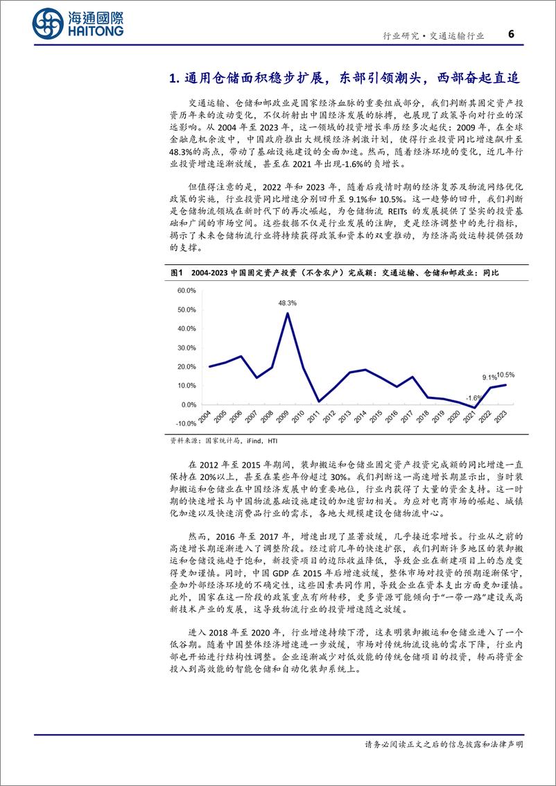 《交通运输行业中国仓储物流园区REITS：迈向智能化升级，发展潜力较大-241224-海通国际-35页》 - 第6页预览图