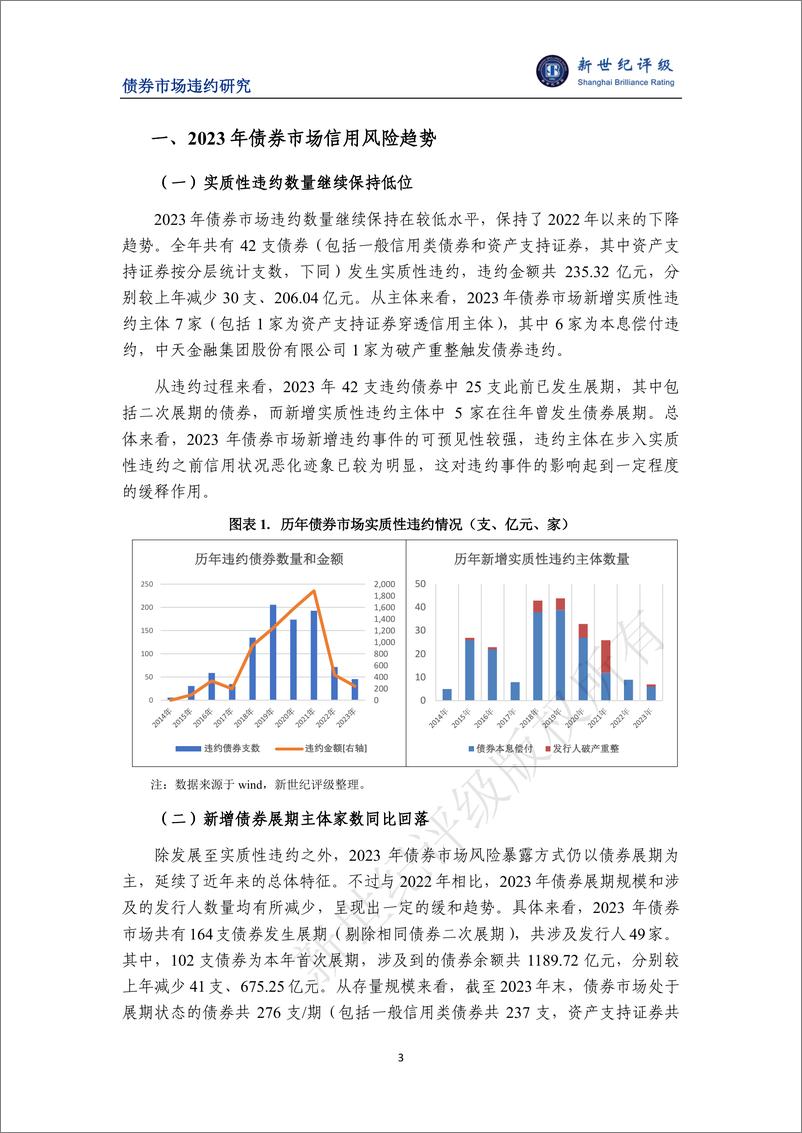 《风险暴露有所放缓 长效机制稳步推行——2023年债券市场信用风险分析及2024年展望-21页》 - 第3页预览图