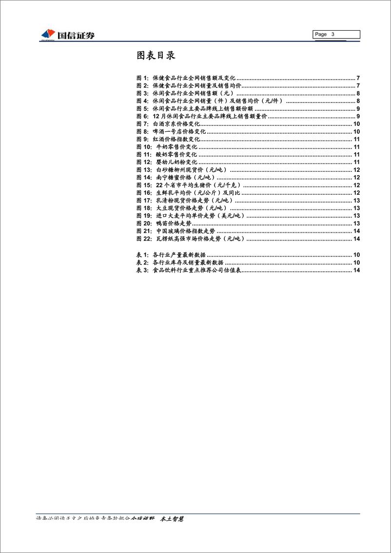 《食品饮料行业1月投资策略：关注年货行情，优选品牌龙头-20190116-国信证券-16页》 - 第4页预览图