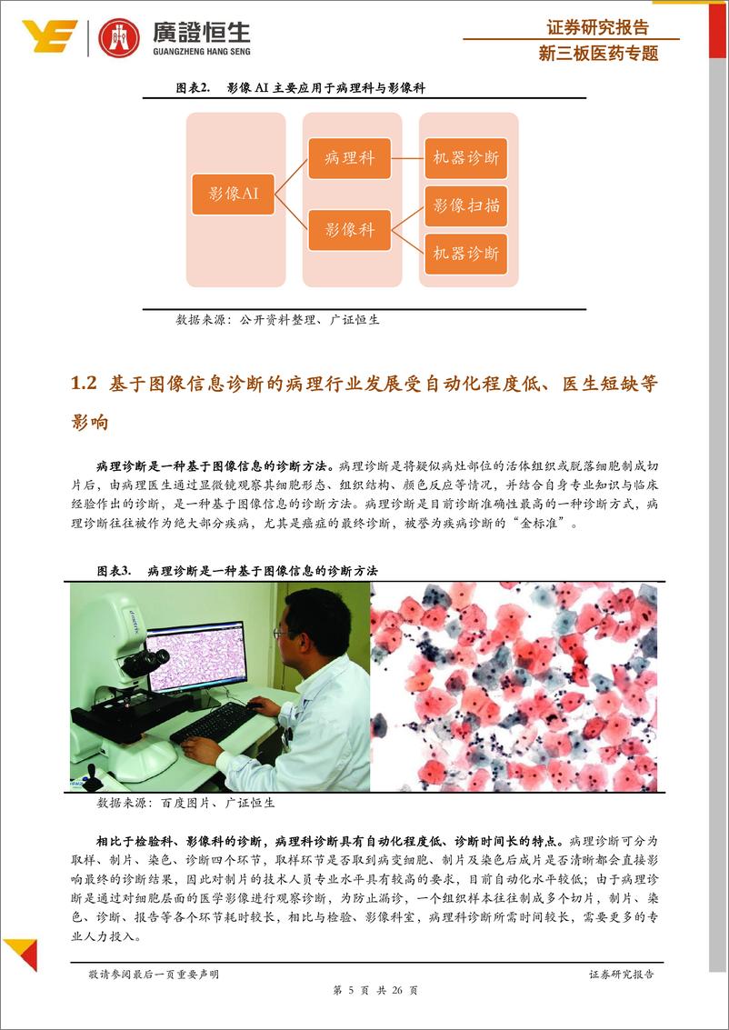 《新三板医药行业专题：人工智能诊断，病理行业的腾飞之翼-20190528-广证恒生-26页》 - 第6页预览图