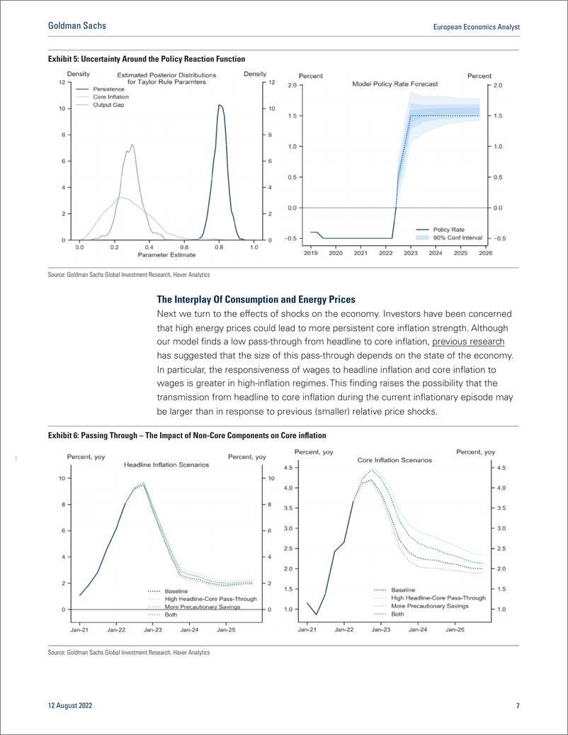 《European Economics Analys Navigating the Uncertain Environment with Our New Euro Area Macro Model(1)》 - 第8页预览图