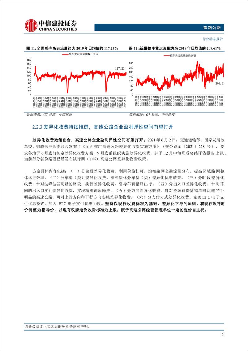 《铁路公路行业：铁路疆煤外运量8月同增51%25，中秋广铁发送旅客较19年增长19%25-240922-中信建投-12页》 - 第6页预览图