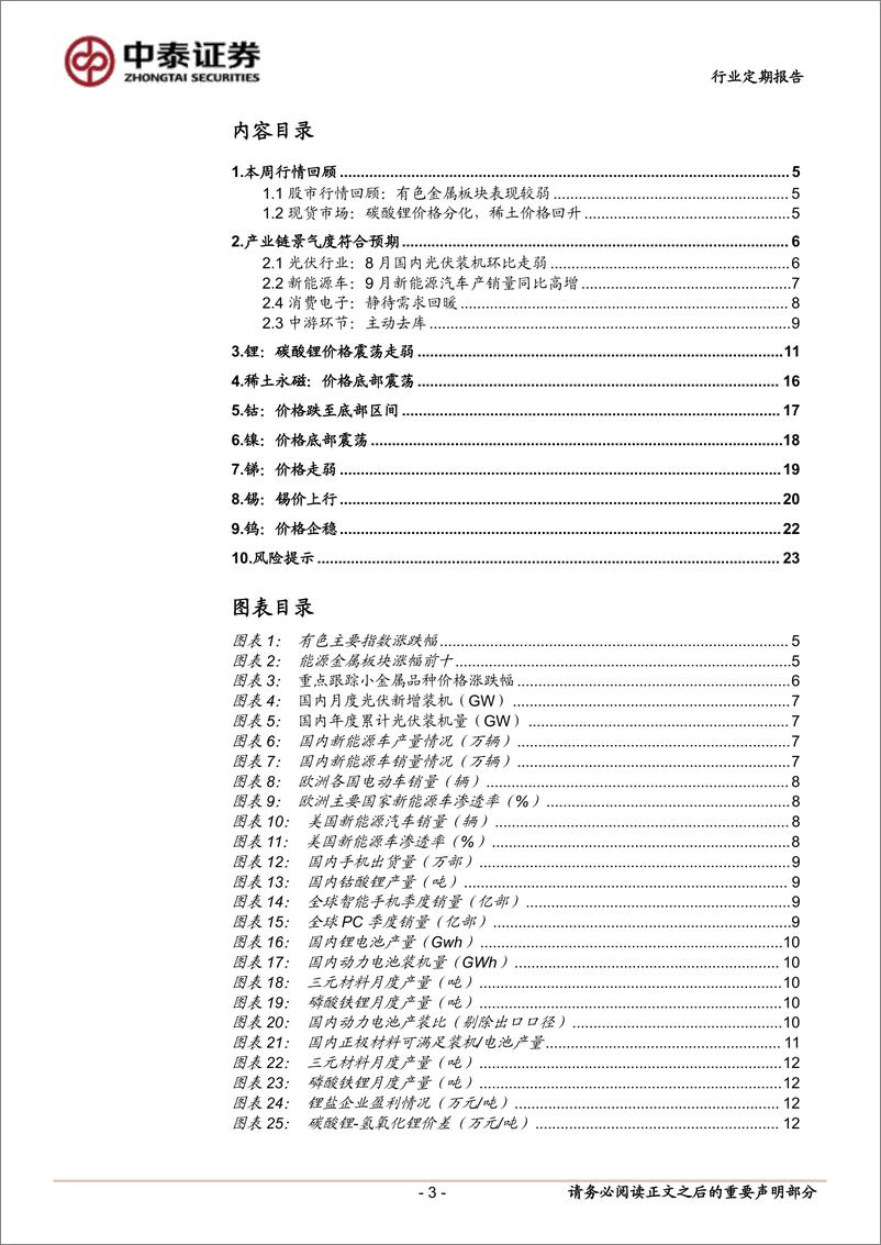 《有色金属行业：北方稀土挂牌价继续上行-241014-中泰证券-24页》 - 第3页预览图