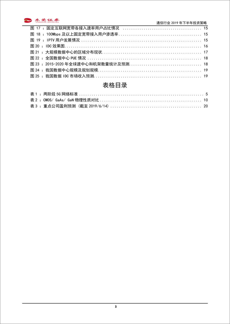 《通信行业2019年下半年投资策略：己亥年承上启下，5G元年产业链吹响号角-20190617-东莞证券-22页》 - 第4页预览图