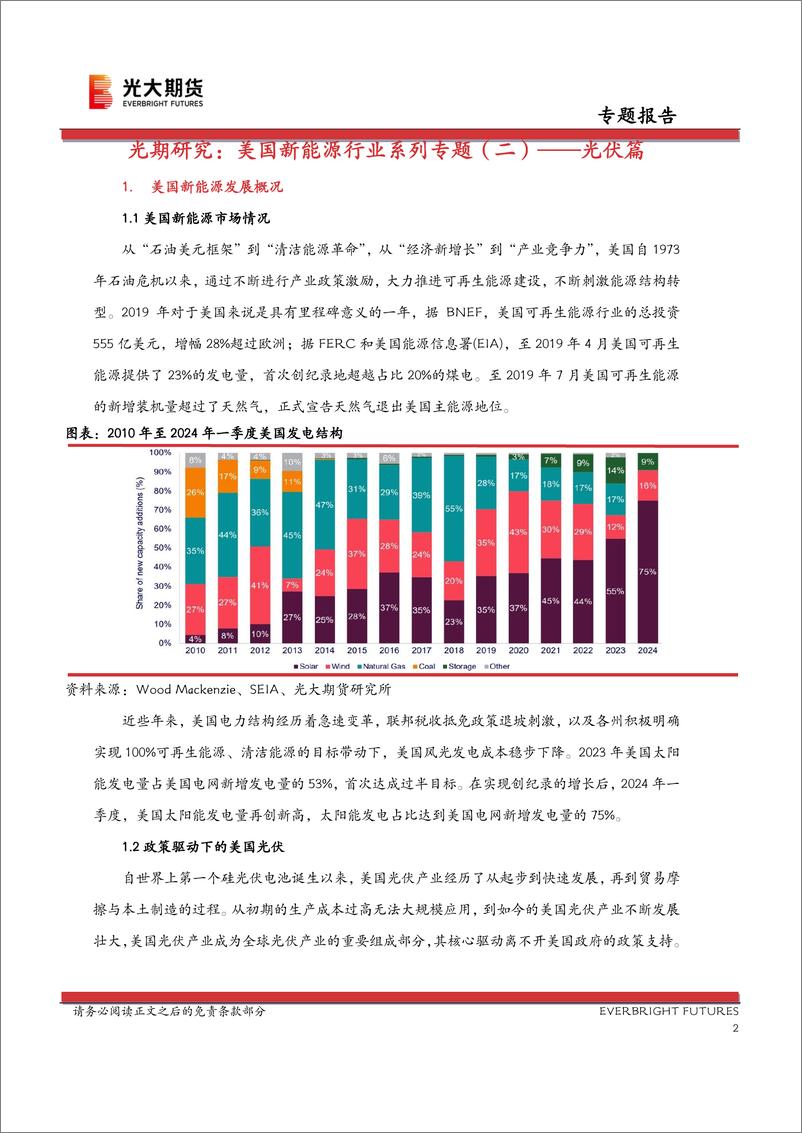 《光大期货-光期研究：美国新能源行业系列专题-二-——光伏篇》 - 第2页预览图