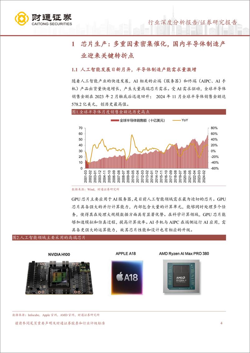 《半导体行业产业链深度报告：瞄准尖端技术，中国半导体制造迈入新阶段-250217-财通证券-20页》 - 第4页预览图