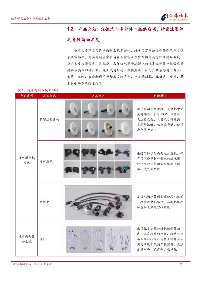 《捷众科技(873690)定位汽车零部件二级供应商，专注精密注塑零部件-250106-江海证券-28页》 - 第5页预览图