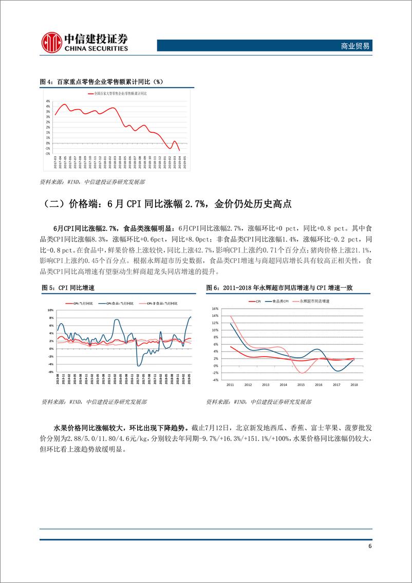 《商业贸易行业：6月食品类CPI保持高位，关注超市板块投资机会-20190715-中信建投-12页》 - 第8页预览图