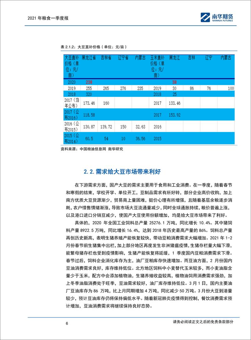 《20210930-南华期货-大玉米2021年粮食一季度报高位回横盘震181mb》 - 第6页预览图