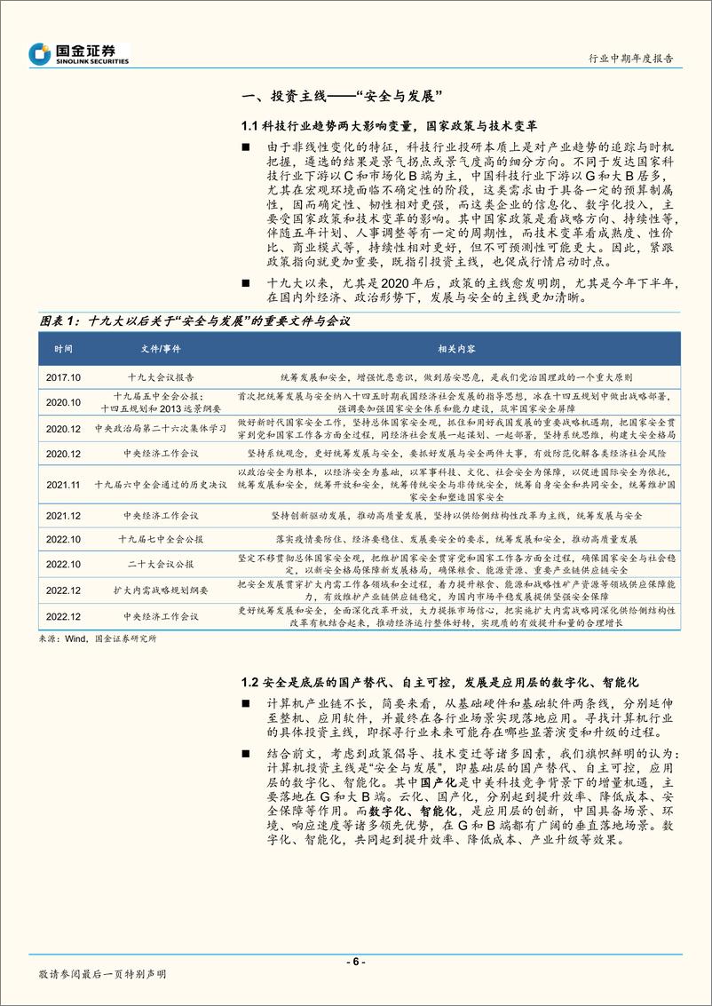 《计算机行业：紧跟政策指向，分享安全与发展机遇-20221225-国金证券-51页》 - 第7页预览图