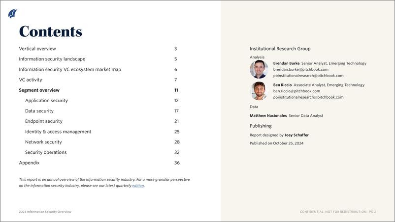 《PitchBook-2024年信息安全概述（英）-2024.10-10页》 - 第2页预览图