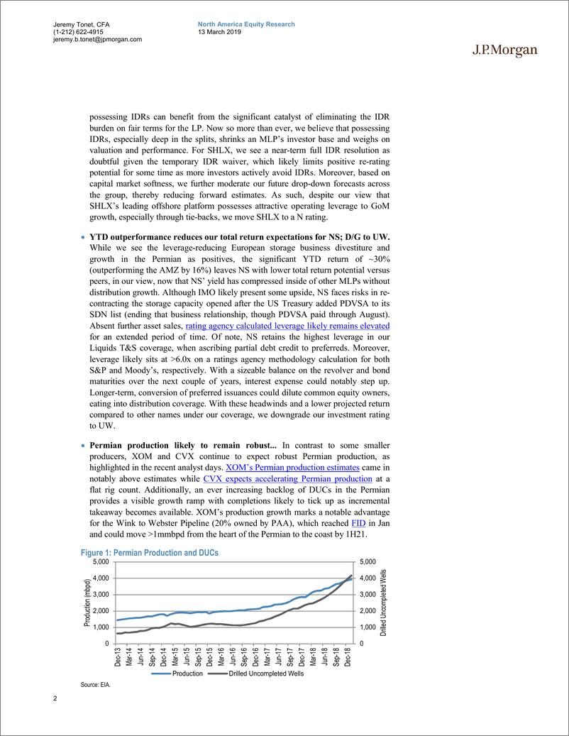 《J.P. 摩根-美股-能源行业-综合了四季度的调查结果后，仍看好平原在二叠纪的优势地位-2019.3.13-55页》 - 第3页预览图