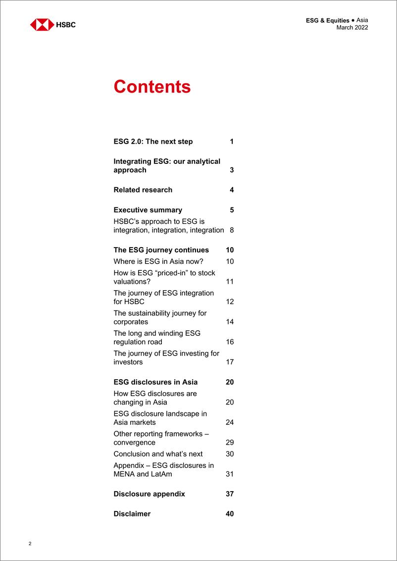 《HSBC-亚太地区投资策略-ESG整合：进一步清晰-2022.3-43页》 - 第4页预览图