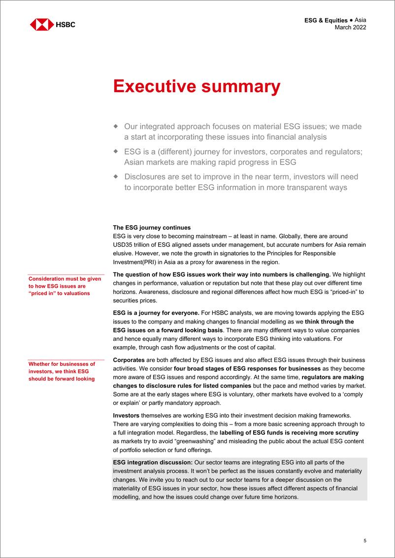 《HSBC-亚太地区投资策略-ESG整合：进一步清晰-2022.3-43页》 - 第7页预览图