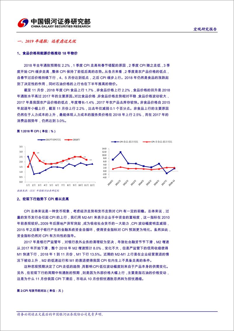 《12月份及19年通胀预测：2019年通胀，远有虑近无忧-20190103-银河证券-14页》 - 第3页预览图