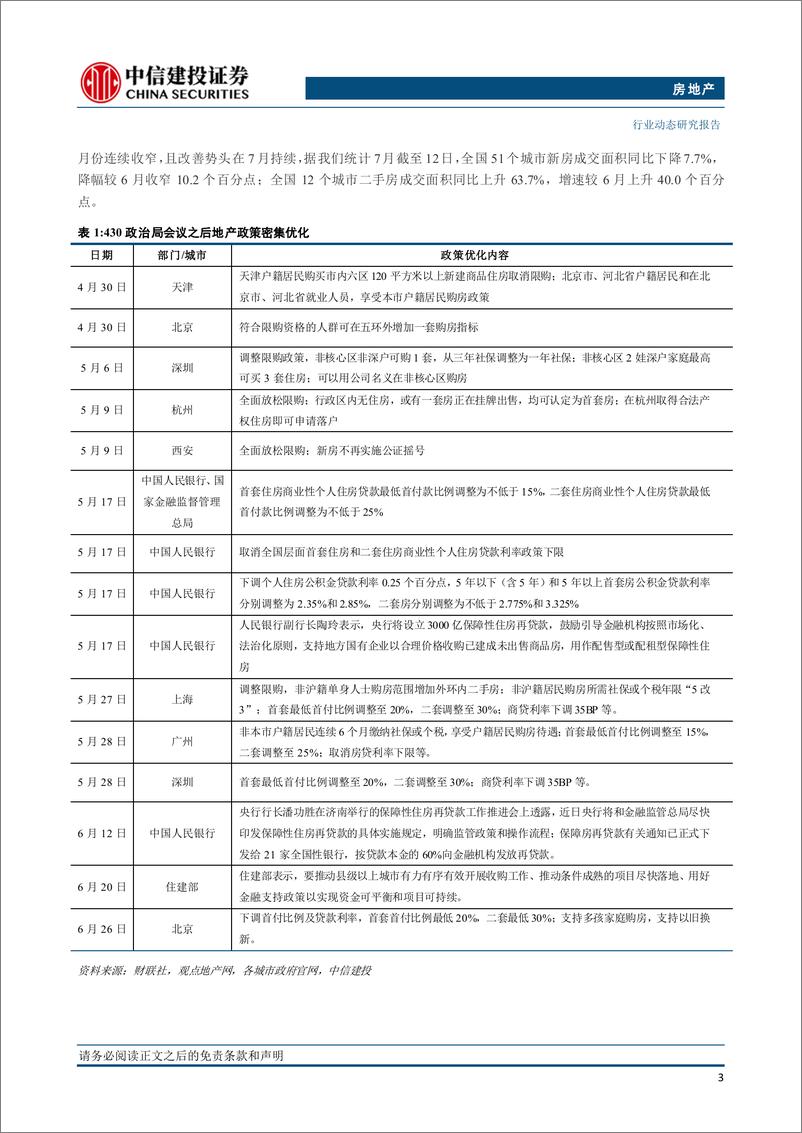 《房地产行业2024年6月统计局房地产数据点评：销售降幅连续两个月收窄，政策效果持续显现-240716-中信建投-10页》 - 第4页预览图