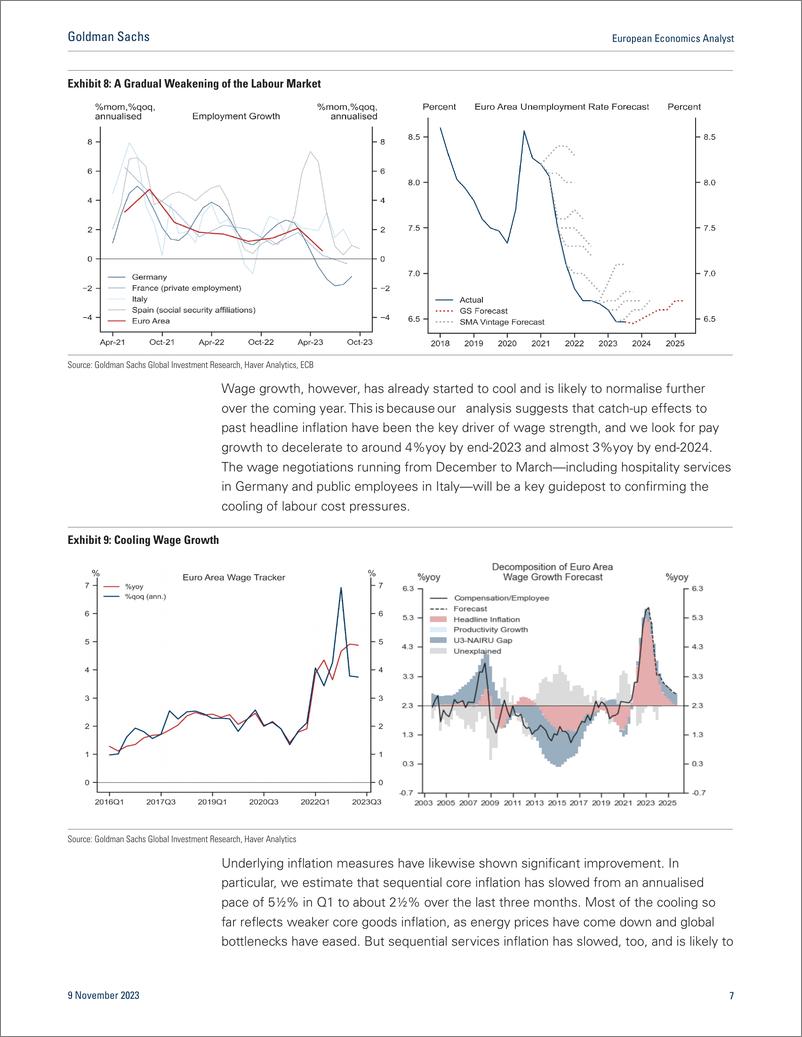 《高盛：2024欧元区展望报告：消退的逆风（英文版）》 - 第7页预览图