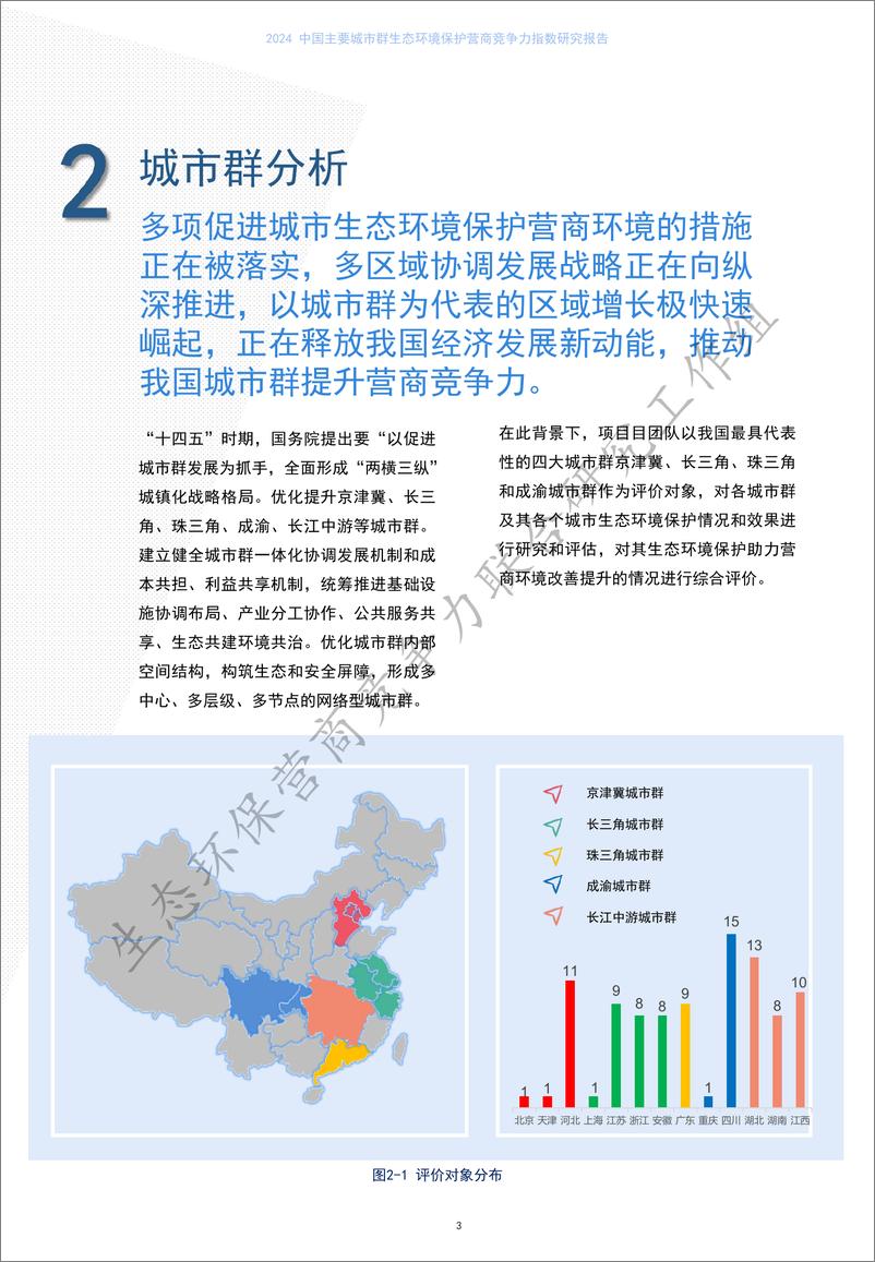 《2024 中国主要城市群生态环境保护营商竞争力指数研究报告》 - 第6页预览图