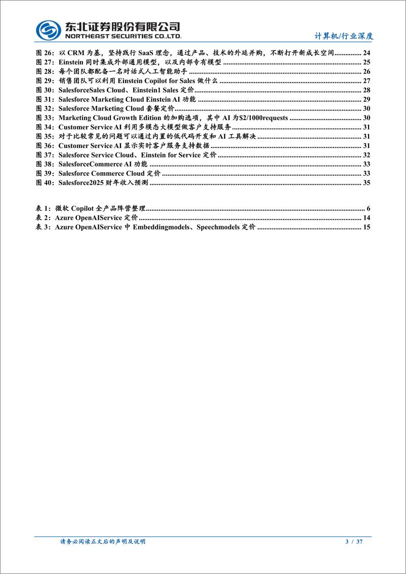 《计算机行业AIGC赋能企业效率提升系列报告(一)：微软%26Salesforce＋AI应用进展分析-240521-东北证券-37页》 - 第3页预览图