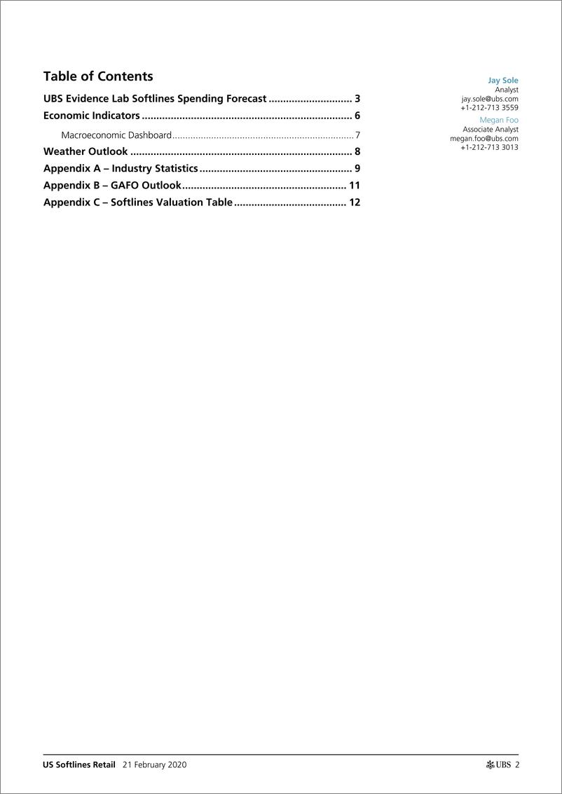 《瑞银-美股-零售行业-美国软线零售行业展望：数据显示熊市信号-2020.2.21-24页》 - 第3页预览图