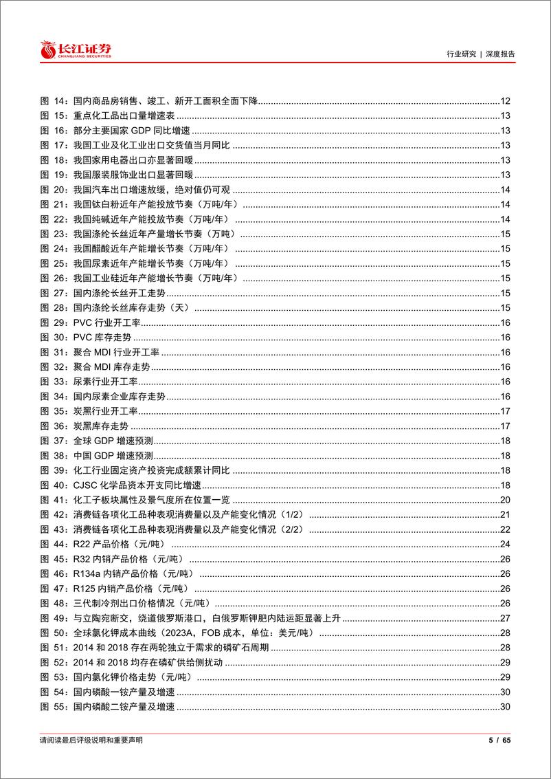 《化工行业2025年度投资策略：布局顺周期%2b稳增长%2b新质生产力-241224-长江证券-65页》 - 第5页预览图